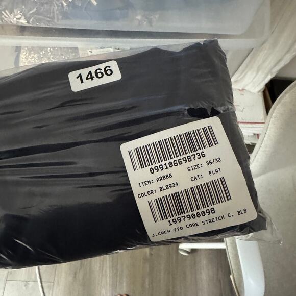 J.Crew 770 Straight-Fit Core Stretch Chino Pants Mens W36 L32 Blue AR886 Twill - Picture 9 of 9